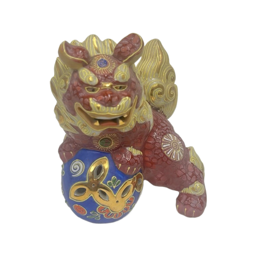 Vintage Ceramic Foo Dog Figurine