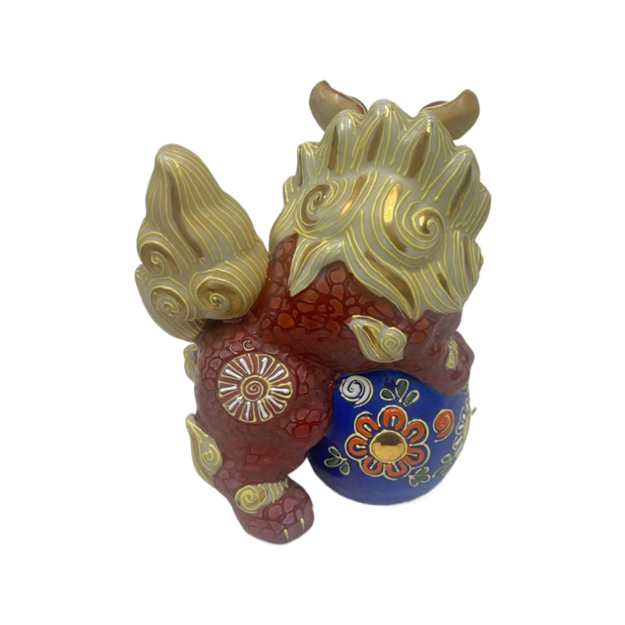Vintage Ceramic Foo Dog Figurine