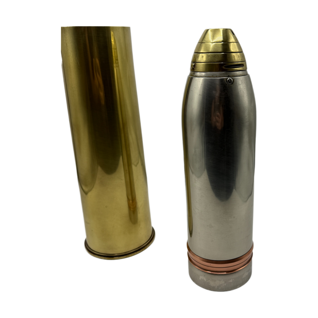 Available is an Antique 1916 Unmarked Gorham Facsimile Shrapnel Shell Cocktail Shaker