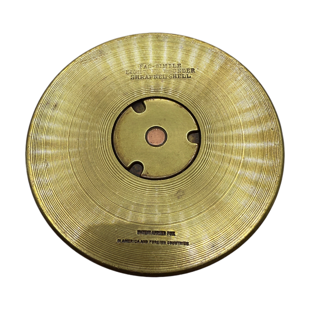 Available is an Antique 1916 Unmarked Gorham Facsimile Shrapnel Shell Cocktail Shaker