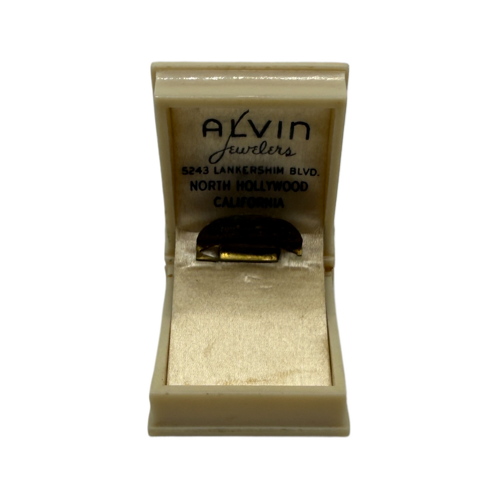 Vintage Small Celluloid Presentation Jewelry Box