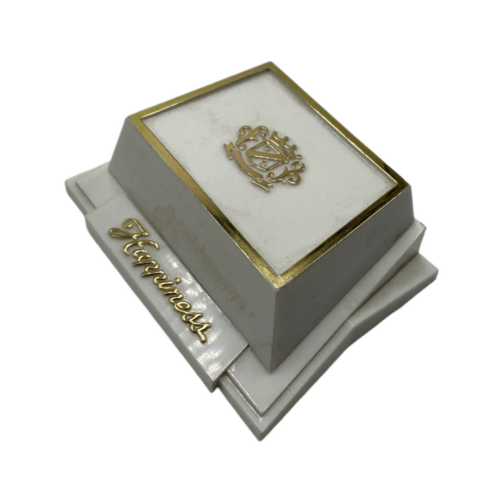 Vintage Robert M. Glass Co. Presentation Ring Box