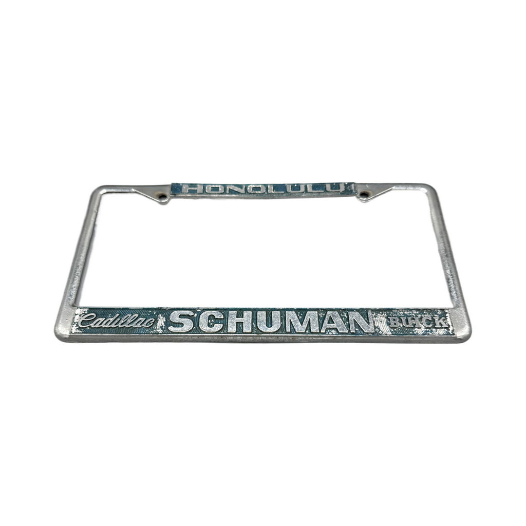 Vintage Honolulu Cadillac License Plate Frame
