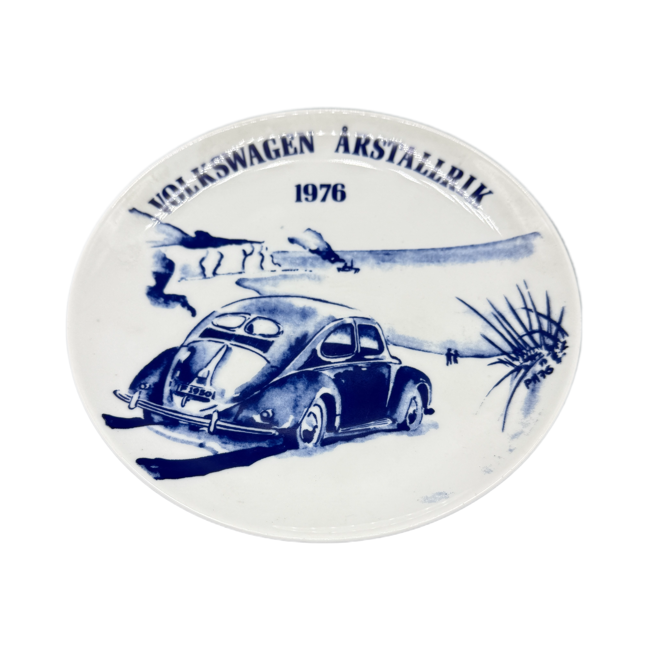 Rare Volkswagen 1976 Limited Edition Dealer Plate Made in Europe
