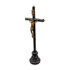 Available is an Antique INRI Free Standing Crucifix