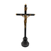 Available is an Antique INRI Free Standing Crucifix