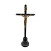 Available is an Antique INRI Free Standing Crucifix