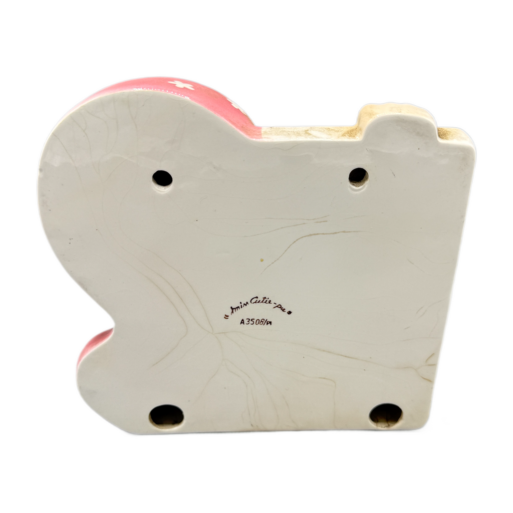 Rare Vintage Napco Miss Cutie Pie Memo Holder