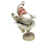 Vintage Gold Glitter Santa Figurine