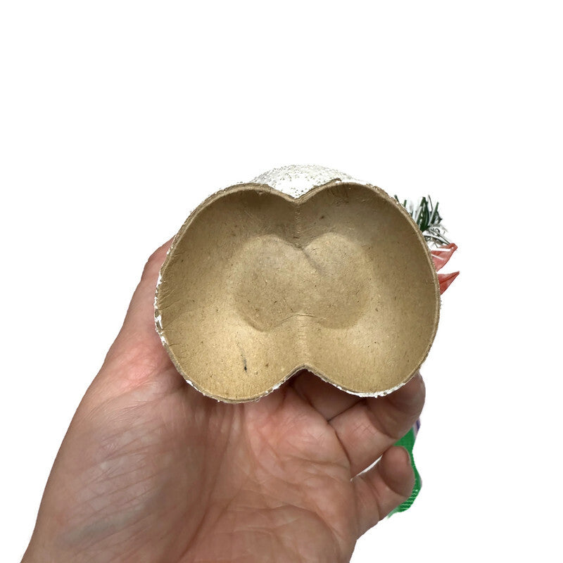 Vintage German Snowman Bobblehead Candy Container