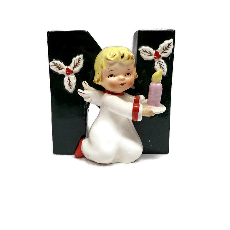 Vintage 1950's Napco Christmas Angels "NOEL" Set