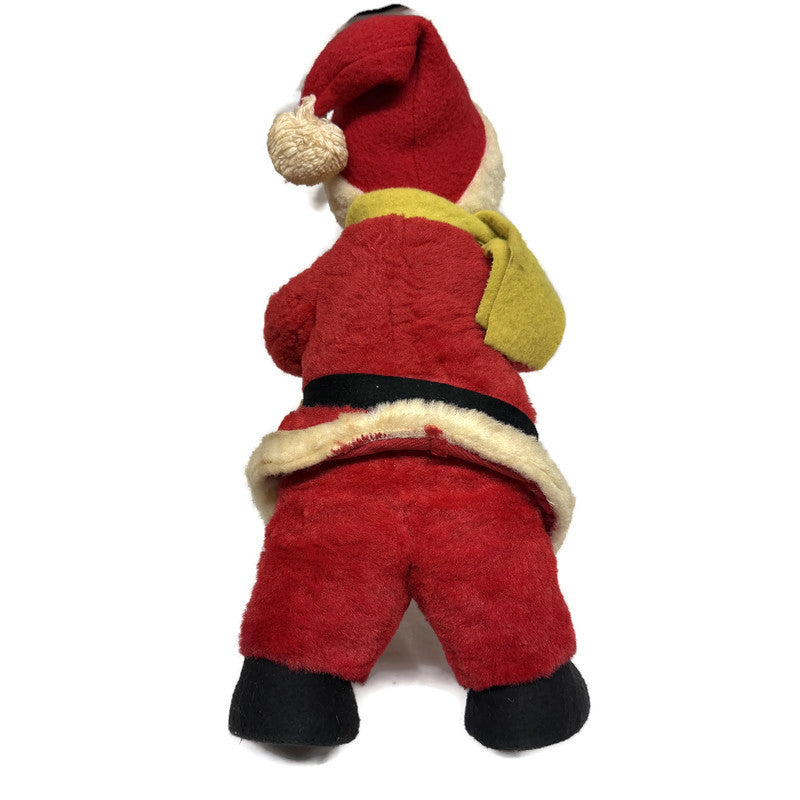 Vintage Kickerbocker Baby Santa 1955 Rubber Face Plush Doll