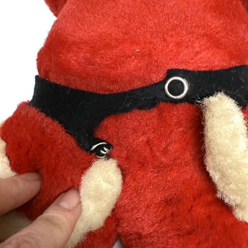 Vintage Kickerbocker Baby Santa 1955 Rubber Face Plush Doll