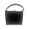 Vintage Scuola Del Cuoio Black Gold Embossed Hand Crafted Purse