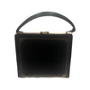 Vintage Scuola Del Cuoio Black Gold Embossed Hand Crafted Purse