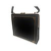 Vintage Scuola Del Cuoio Black Gold Embossed Hand Crafted Purse