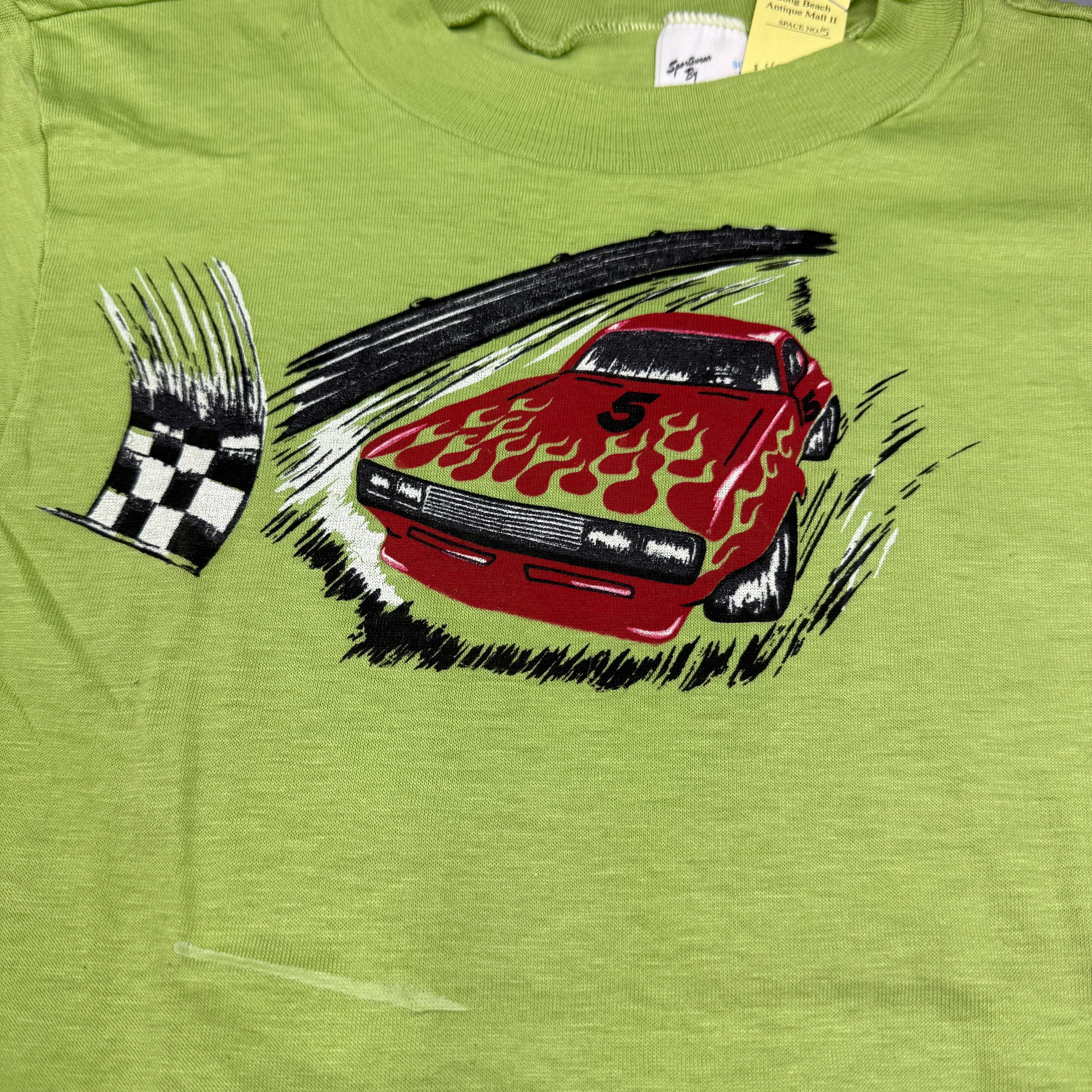 Vintage 1960’s-1970’s NOS Race Car T-Shirt