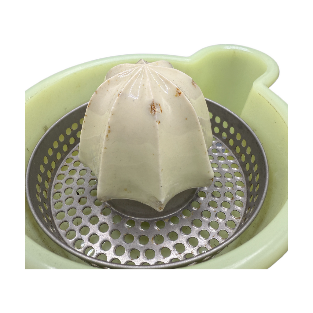 Vintage Art Deco Uranium Glass Sunkist Juicit Juicer