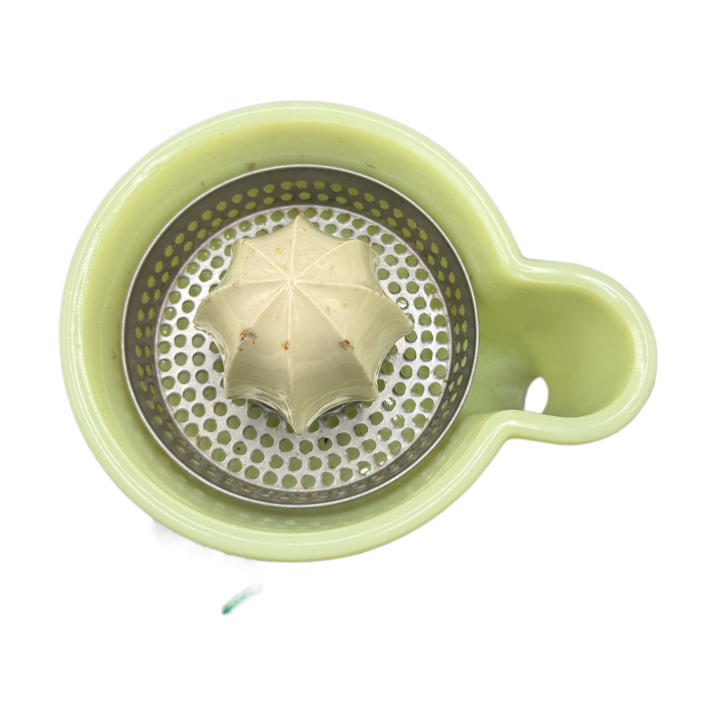 Vintage Art Deco Uranium Glass Sunkist Juicit Juicer