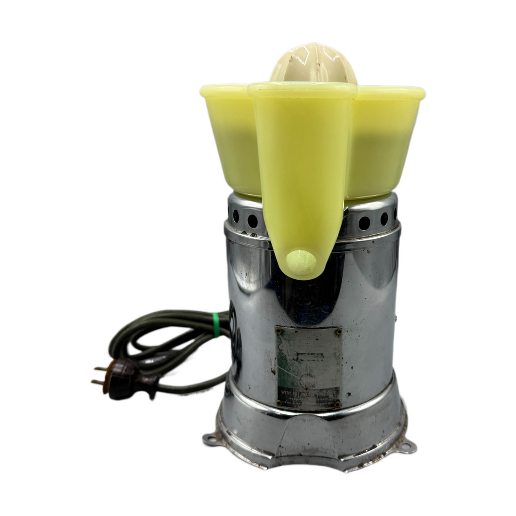 Vintage Art Deco Uranium Glass Sunkist Juicit Juicer