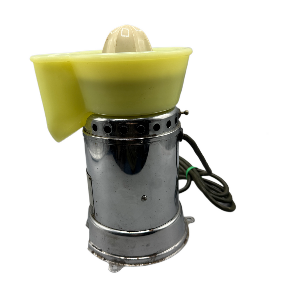 Vintage Art Deco Uranium Glass Sunkist Juicit Juicer