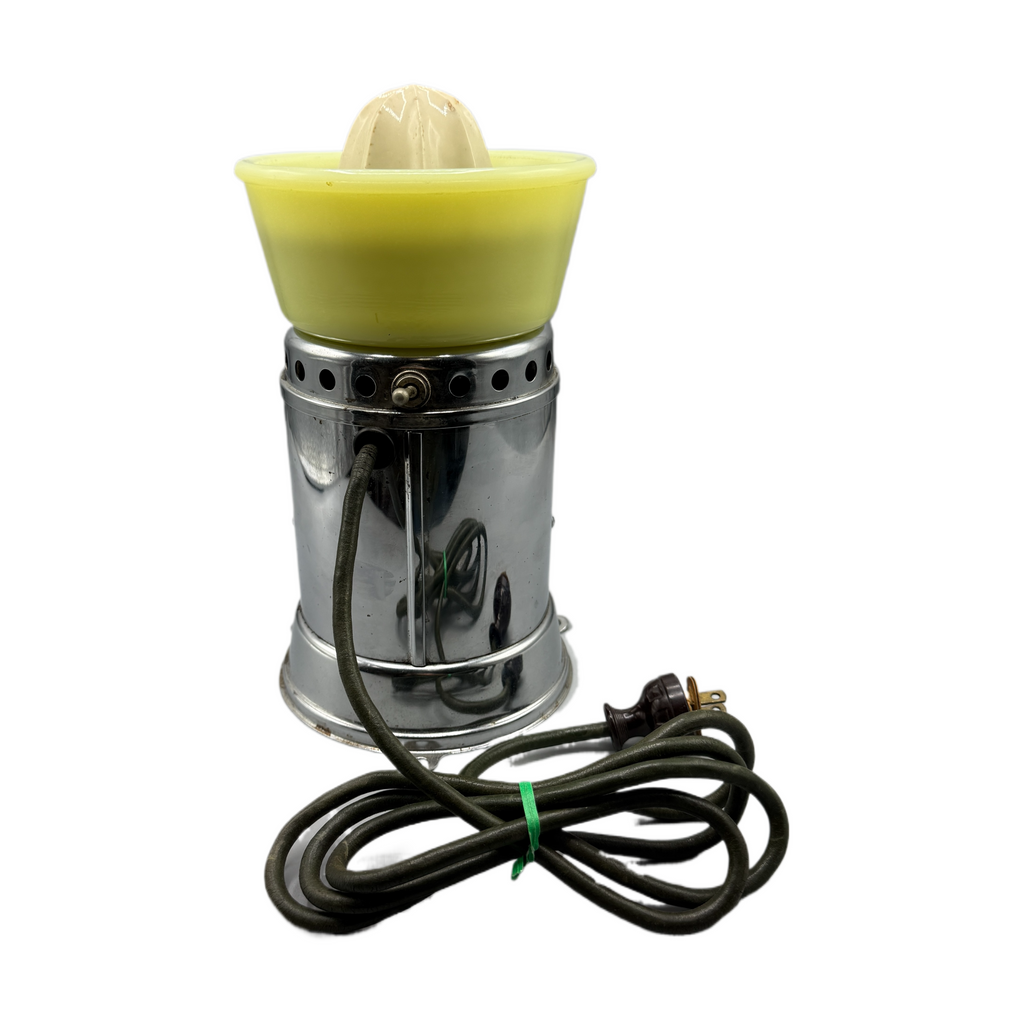 Vintage Art Deco Uranium Glass Sunkist Juicit Juicer