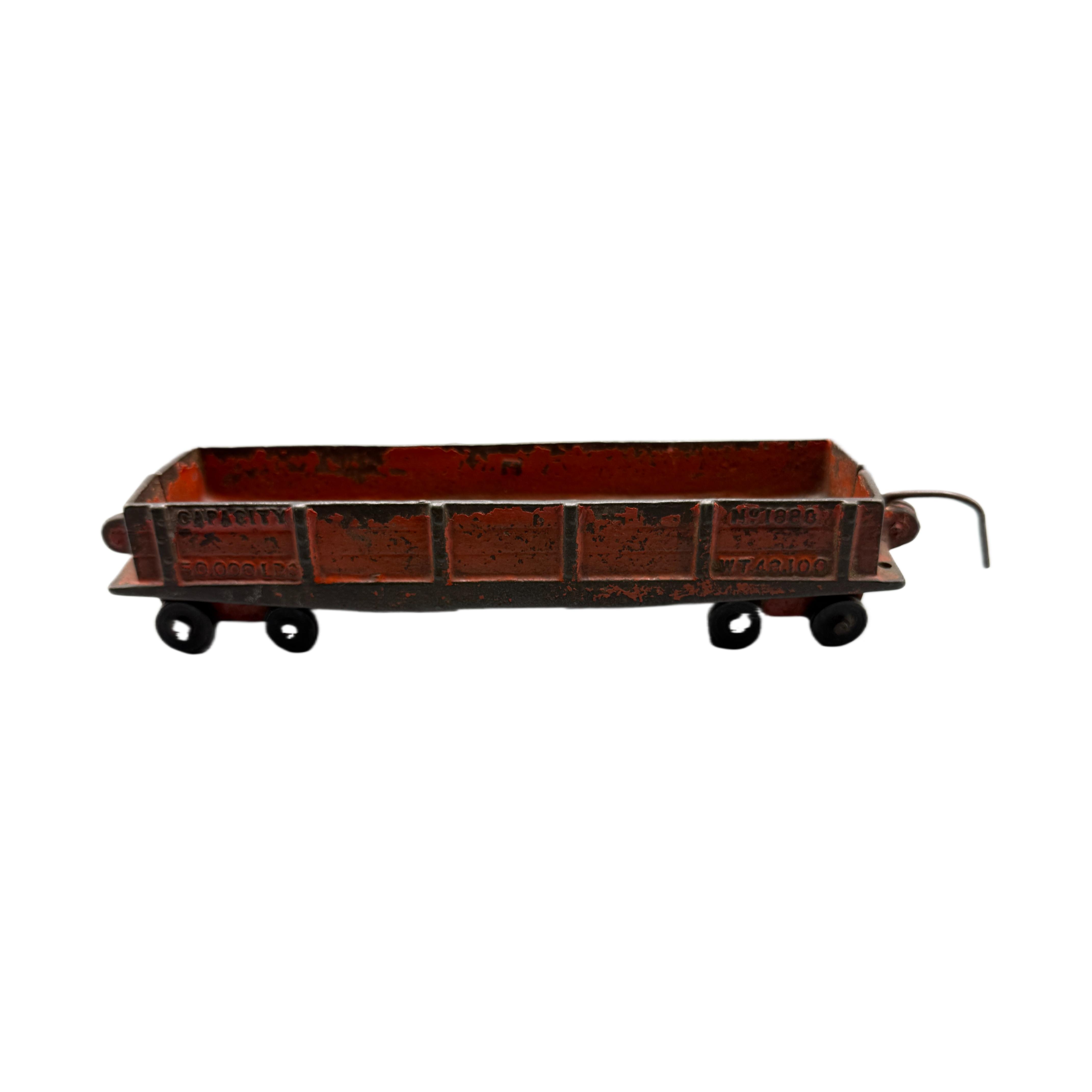 Antique Wilkins Cast Iron Toy Train with Engine and 4 Cars