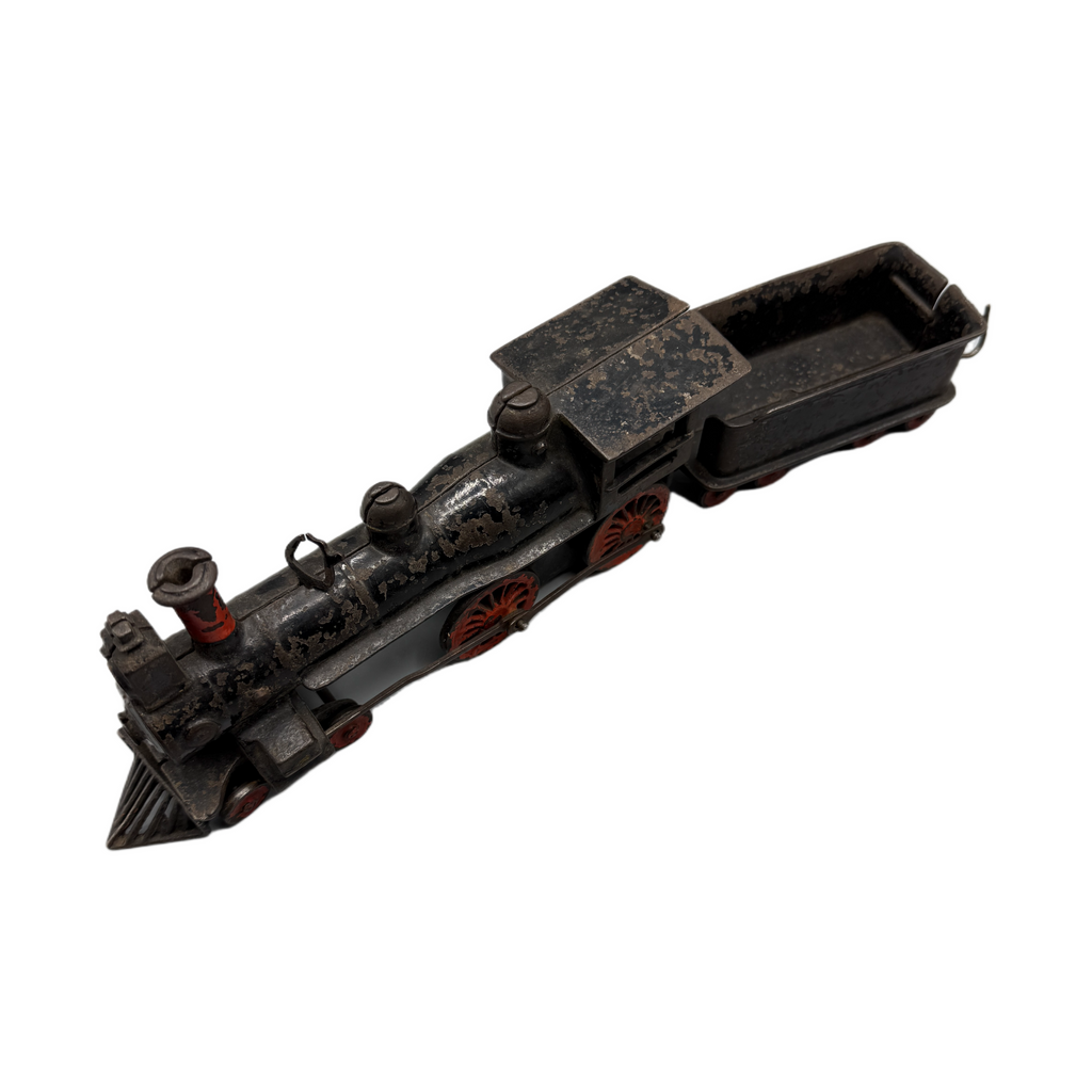 Antique Wilkins Cast Iron Toy Train with Engine and 4 Cars