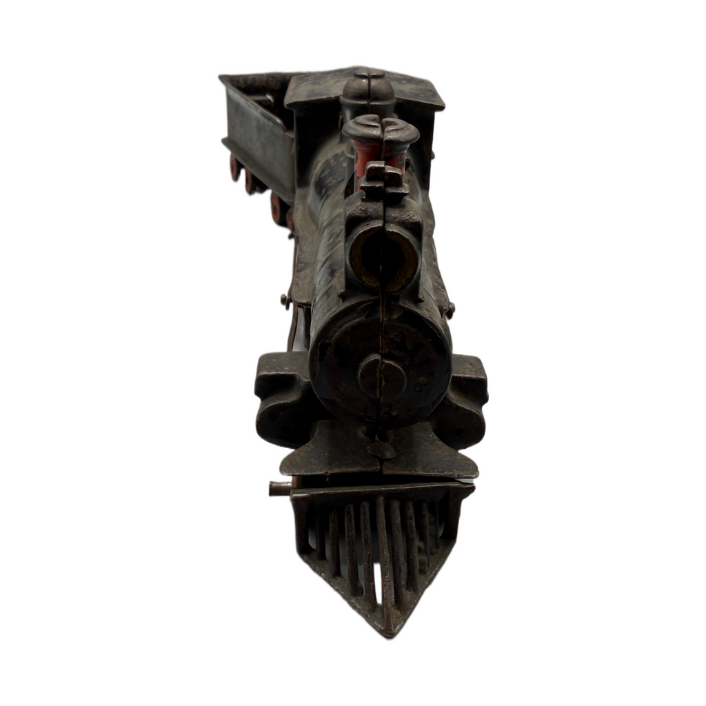 Antique Wilkins Cast Iron Toy Train with Engine and 4 Cars