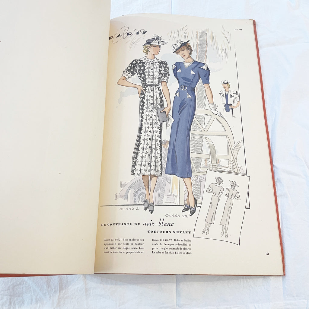 Rare Vintage May 1937 #446 Paris Chic Leon Claude Magazine