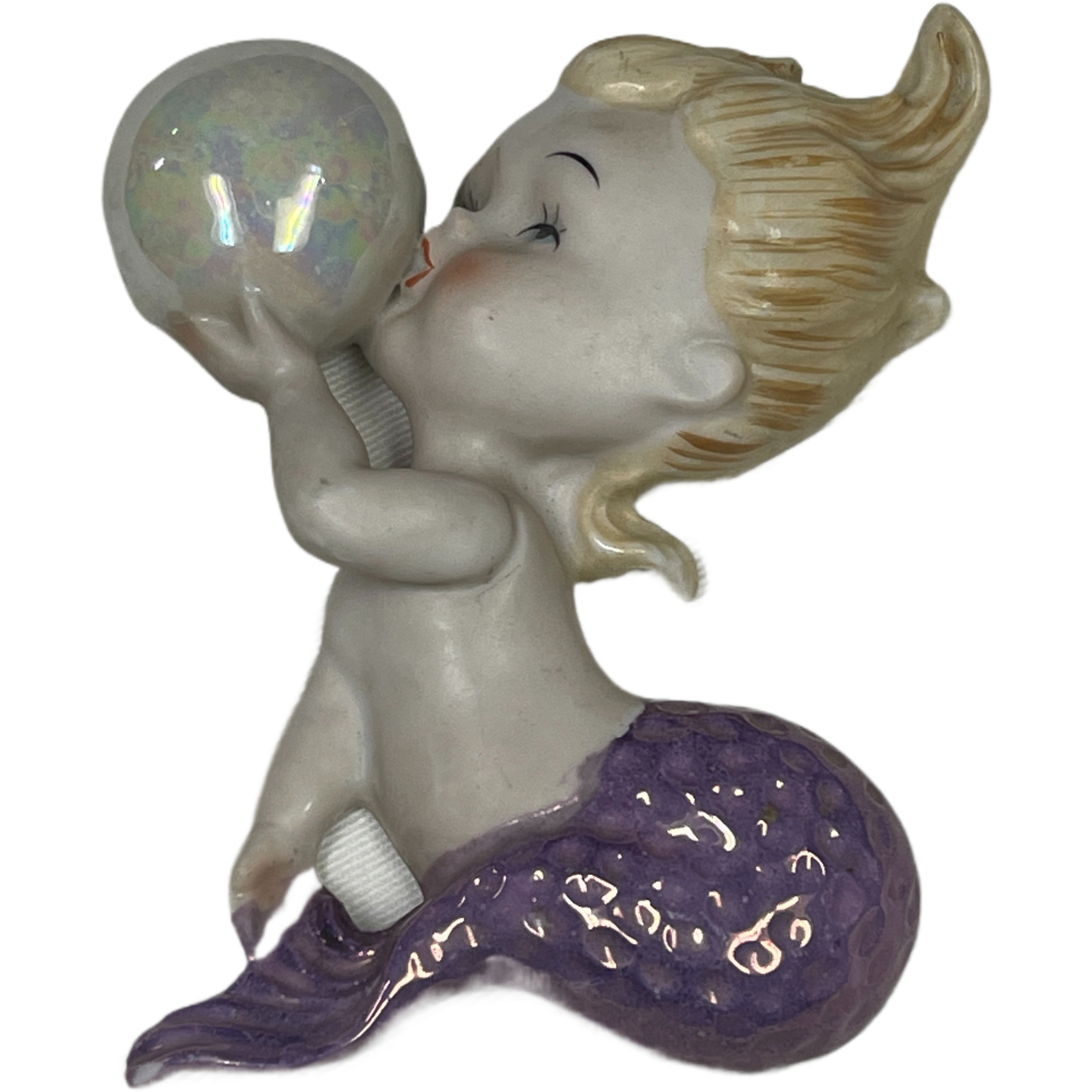 Vintage Norcrest Bubble Mermaid Wall Plaque