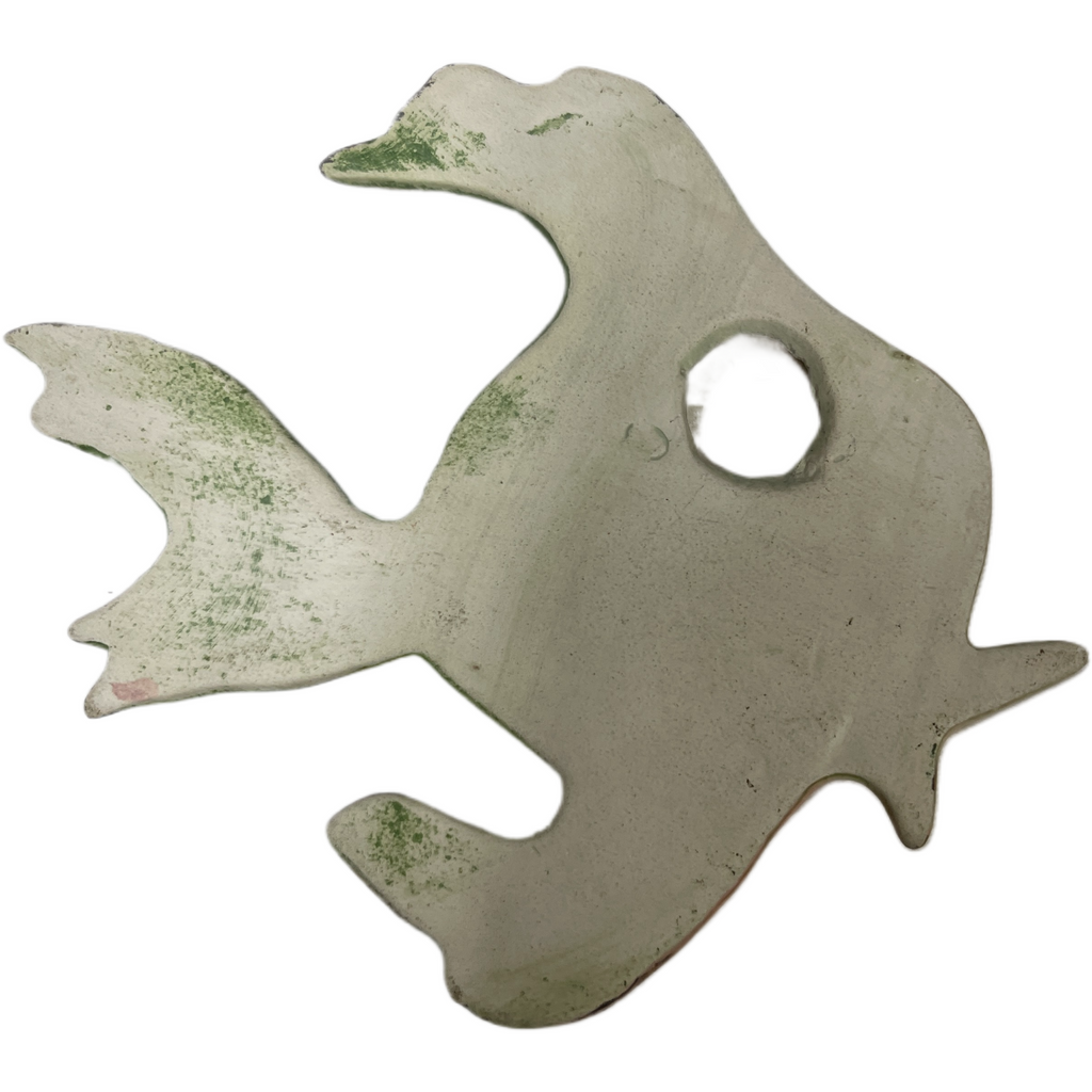 Vintage Set of 3 Ceramic Fish Wall Plaques (As Is)