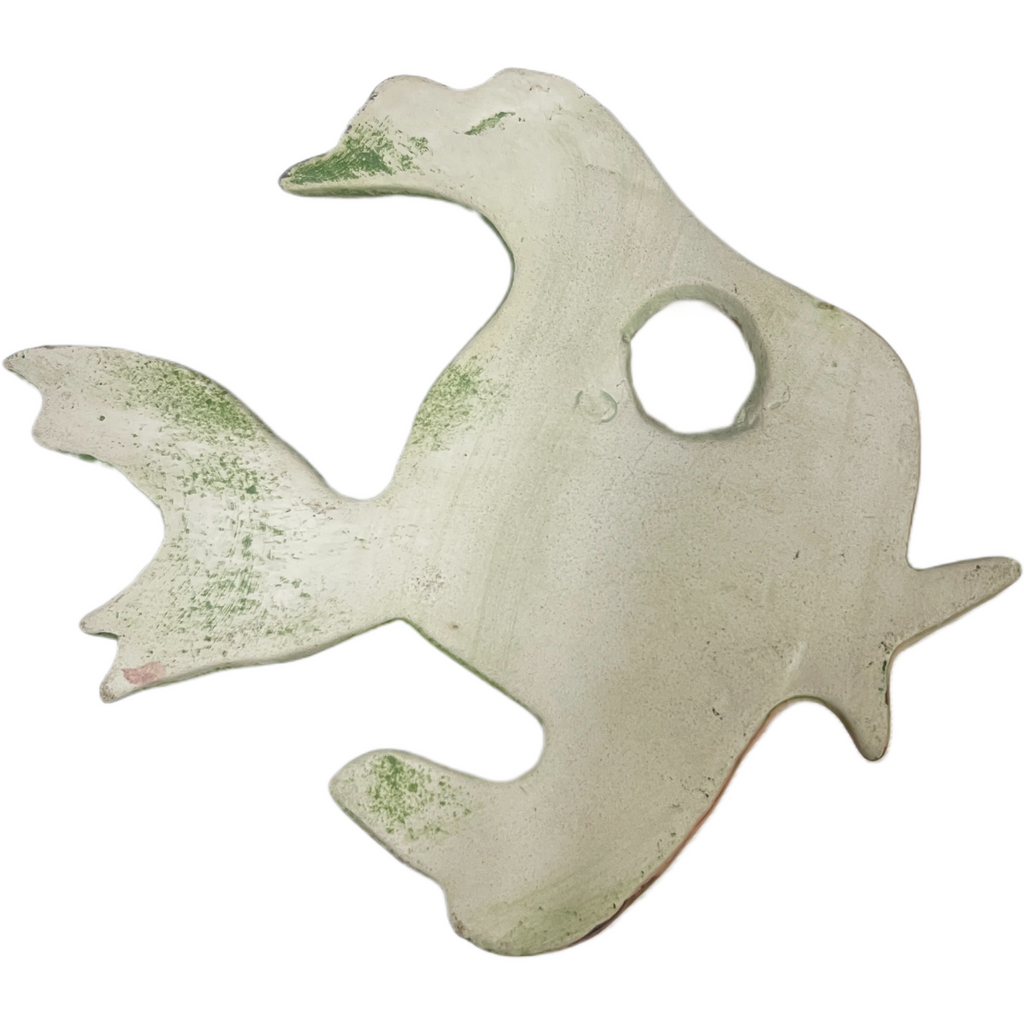 Vintage Set of 3 Ceramic Fish Wall Plaques (As Is)