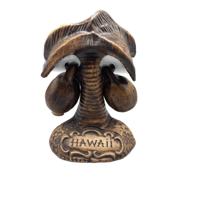 Vintage Treasure Craft Palm Tree Hawaii Salt + Pepper Shaker