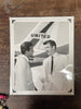 Vintage 1960 Promo Photograph United Airlines With Hawaiian Eye Stars Robert Conrad & Anthony Eisley