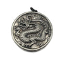 Vintage Reed & Barton Sterling Silver Mirrored Dragon Pendant