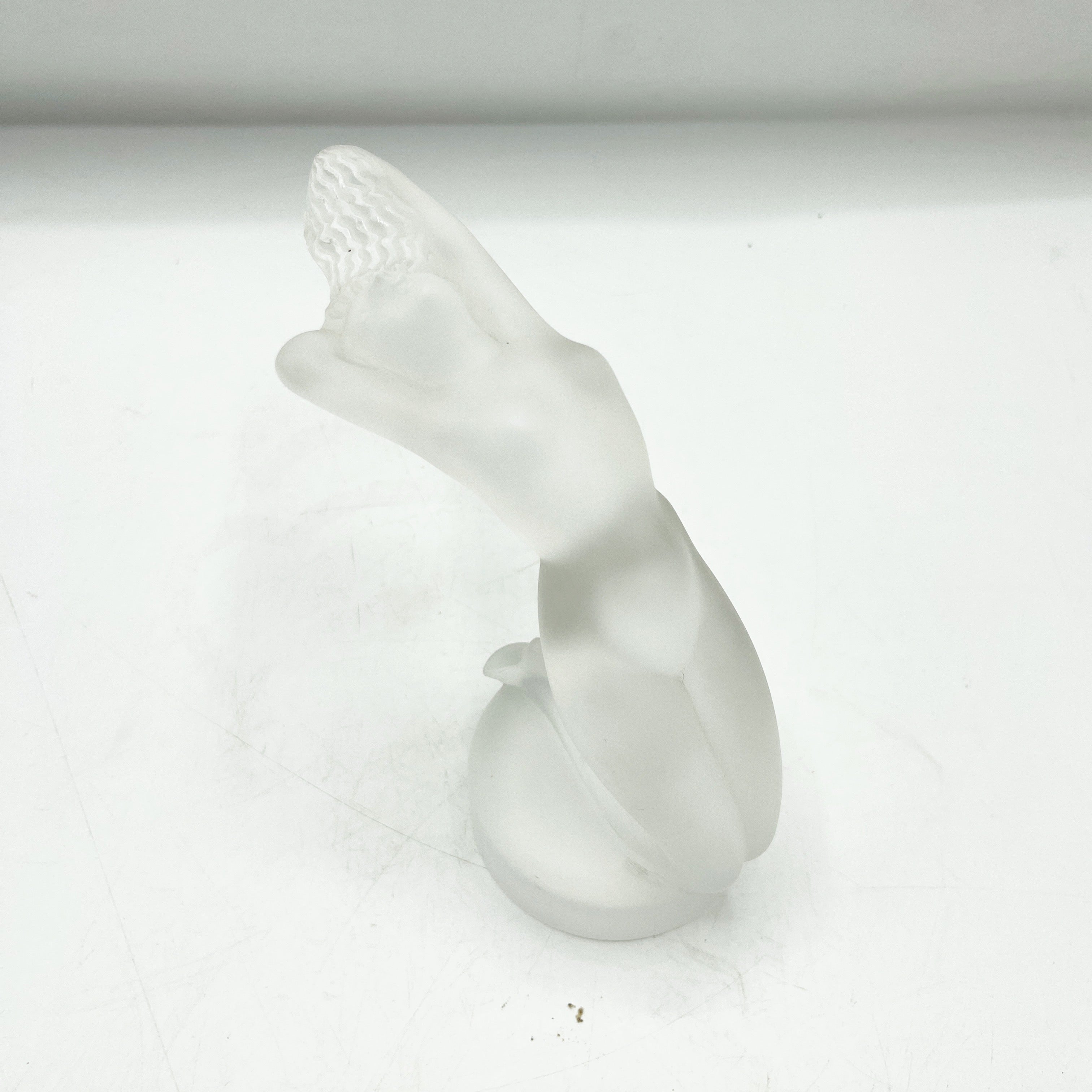 Vintage Lalique Frosted Glass Nude Figurine