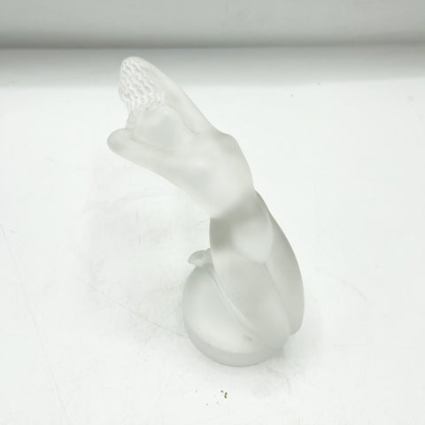 Vintage Lalique Frosted Glass Nude Figurine