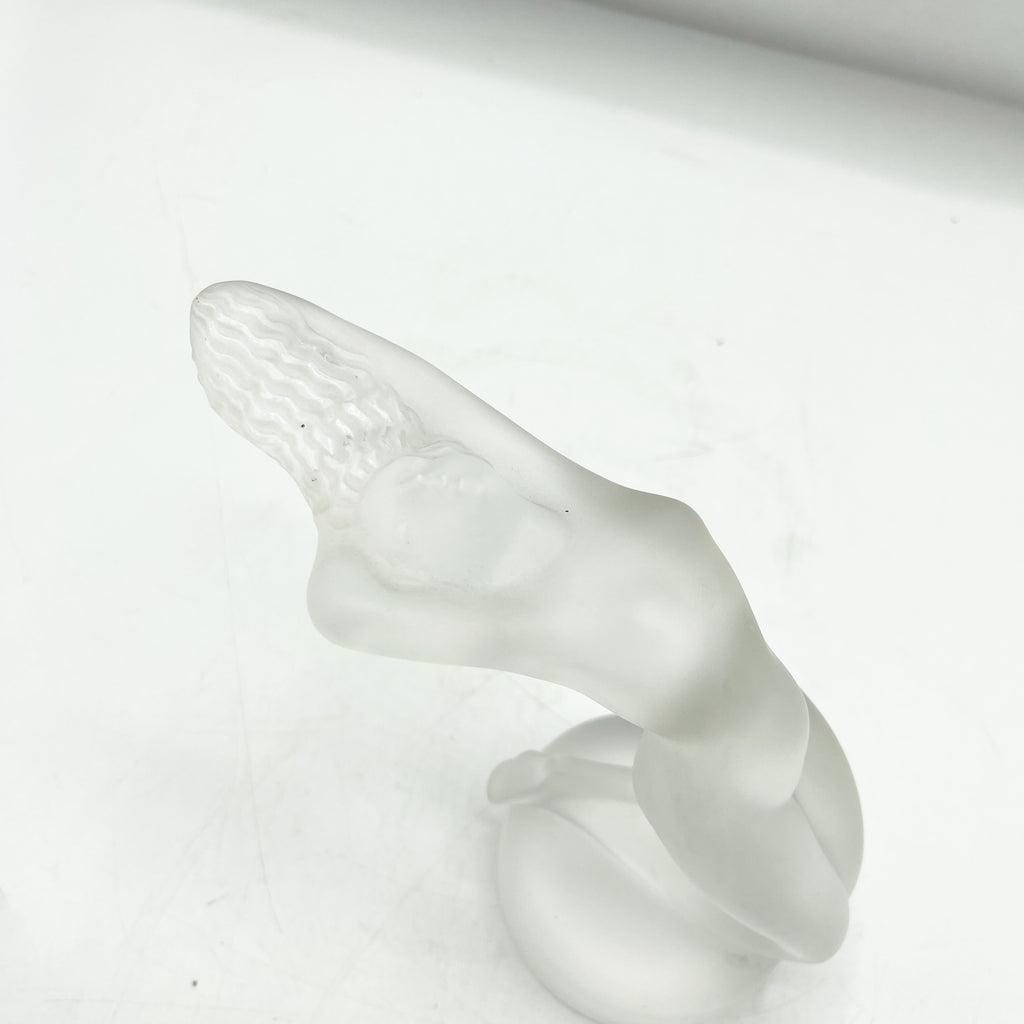 Vintage Lalique Frosted Glass Nude Figurine