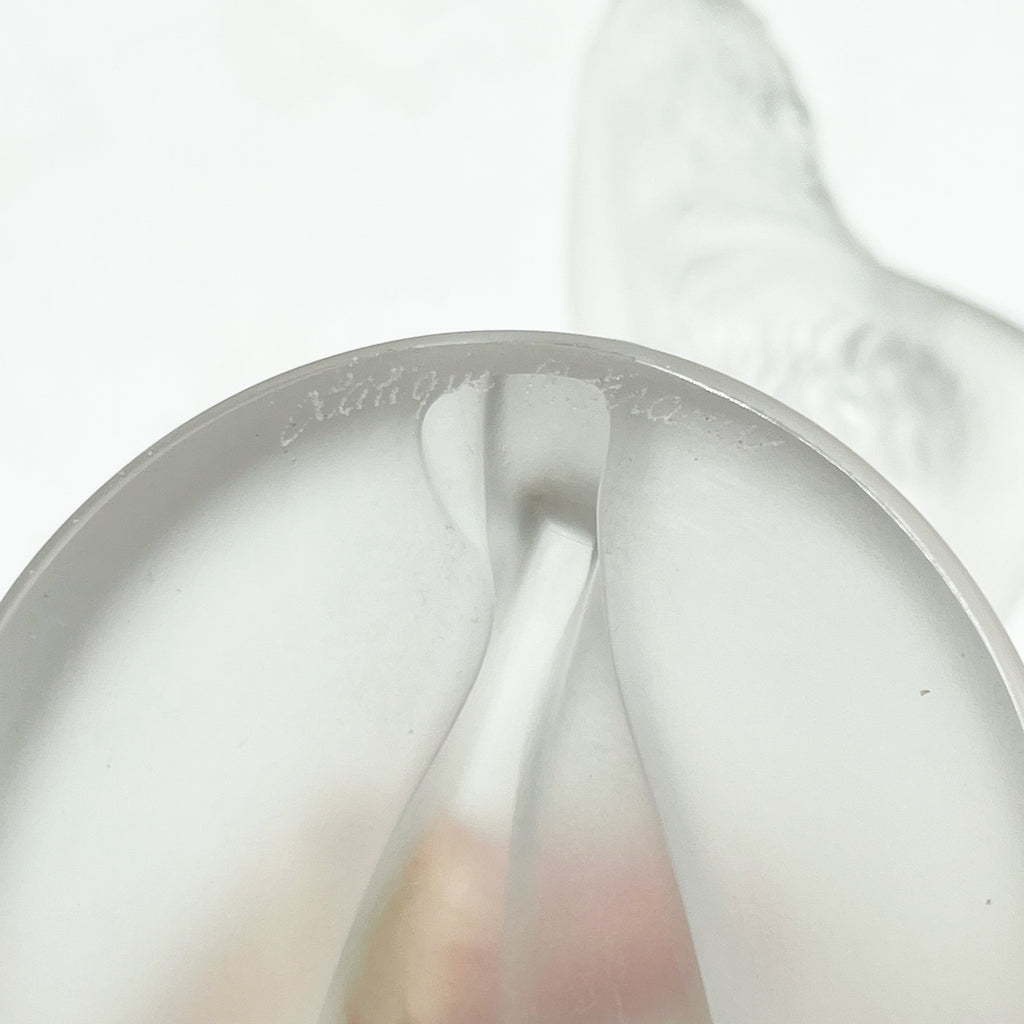 Vintage Lalique Frosted Glass Nude Figurine