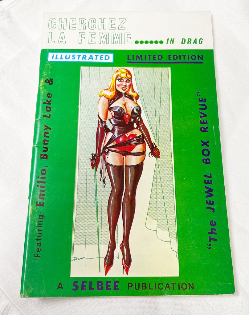 Vintage Cherchez La Femme In Drag Booklet Magazine