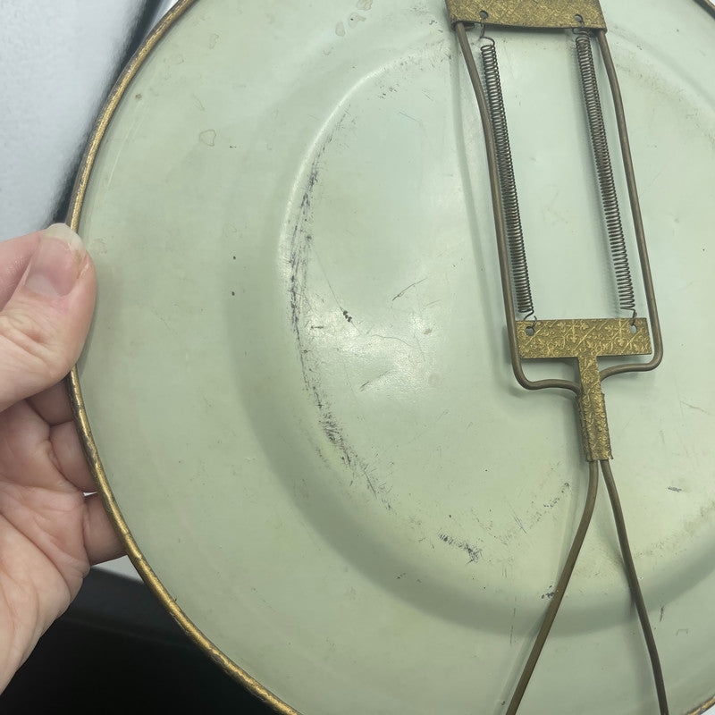 Antique 1908 Taft & Sherman Political Tin Litho Plate / Tray