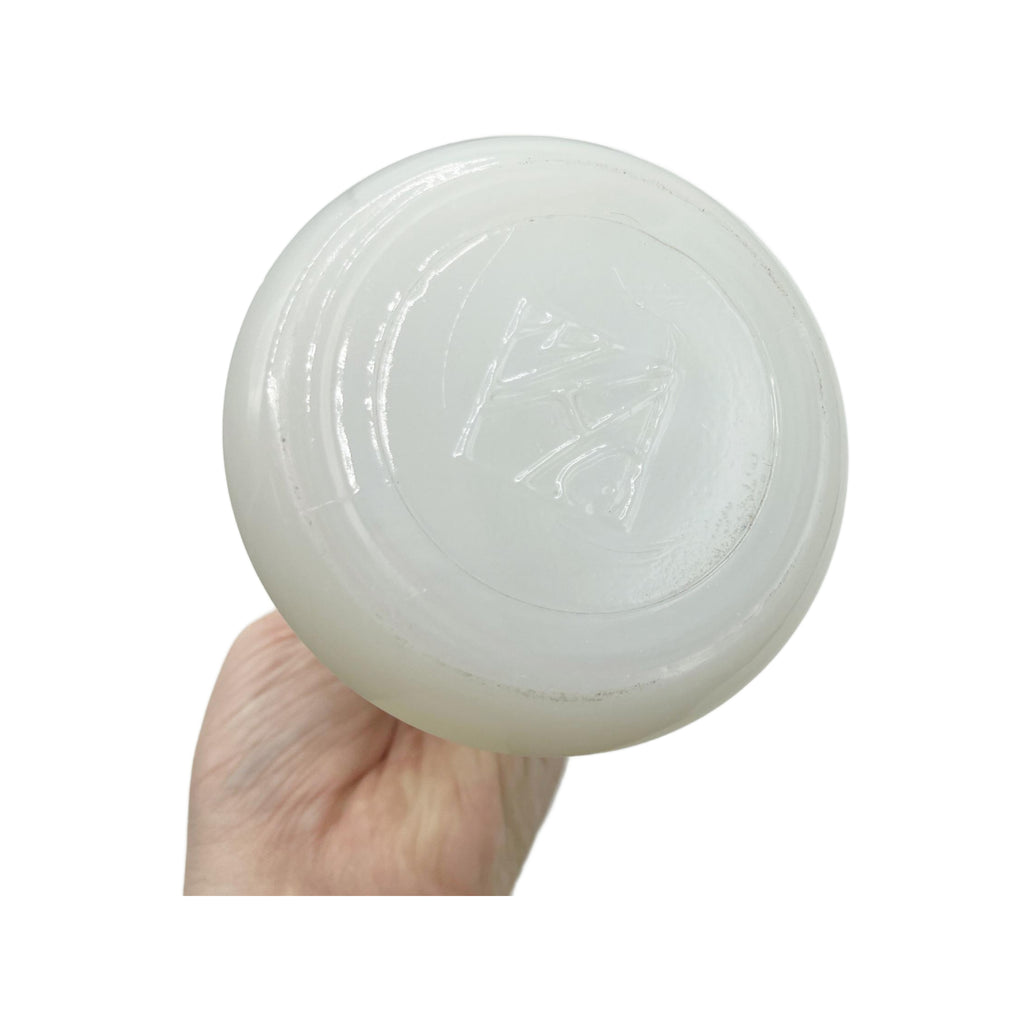 Antique Milk Glass “Bay Rum” Barber Bottle