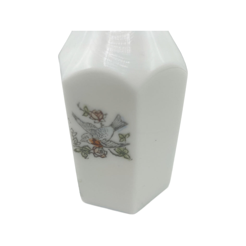 Antique Milk Glass Toilet Water Barber Bottle