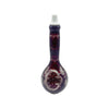Antique Bohemian Glass Ruby to Clear Barber Bottle