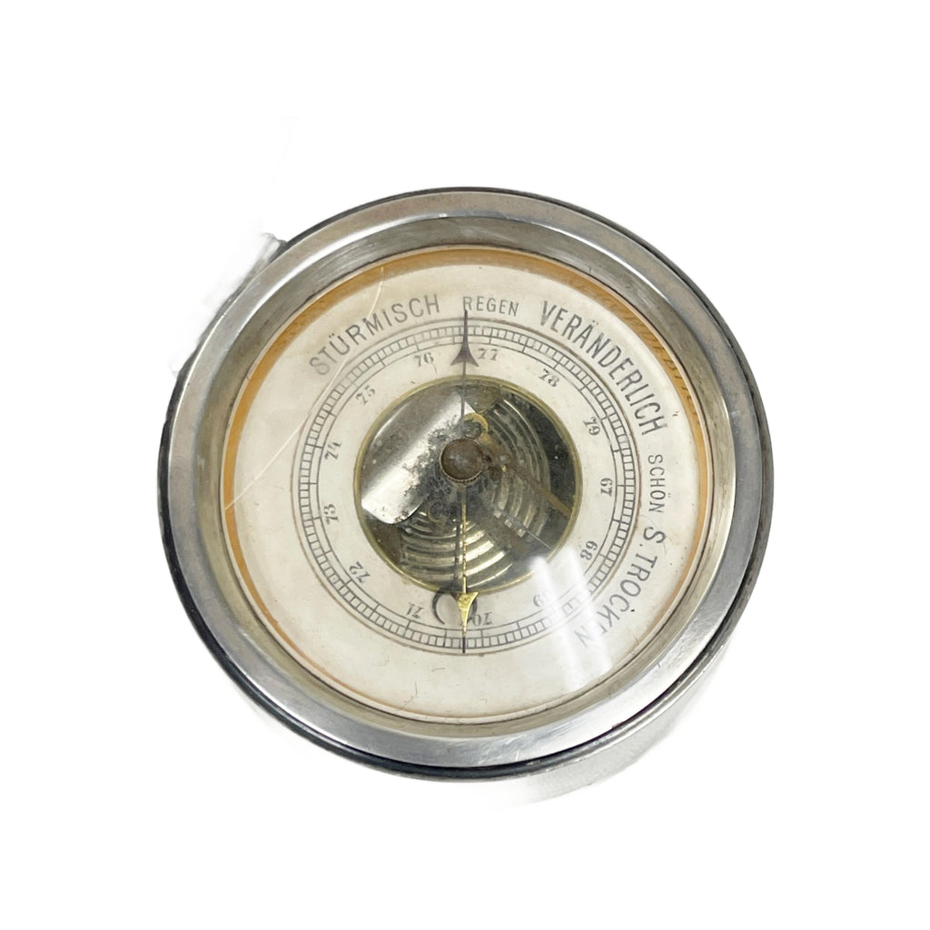 Antique 1800’s Hermann Behrnd 800 Silver Barometer