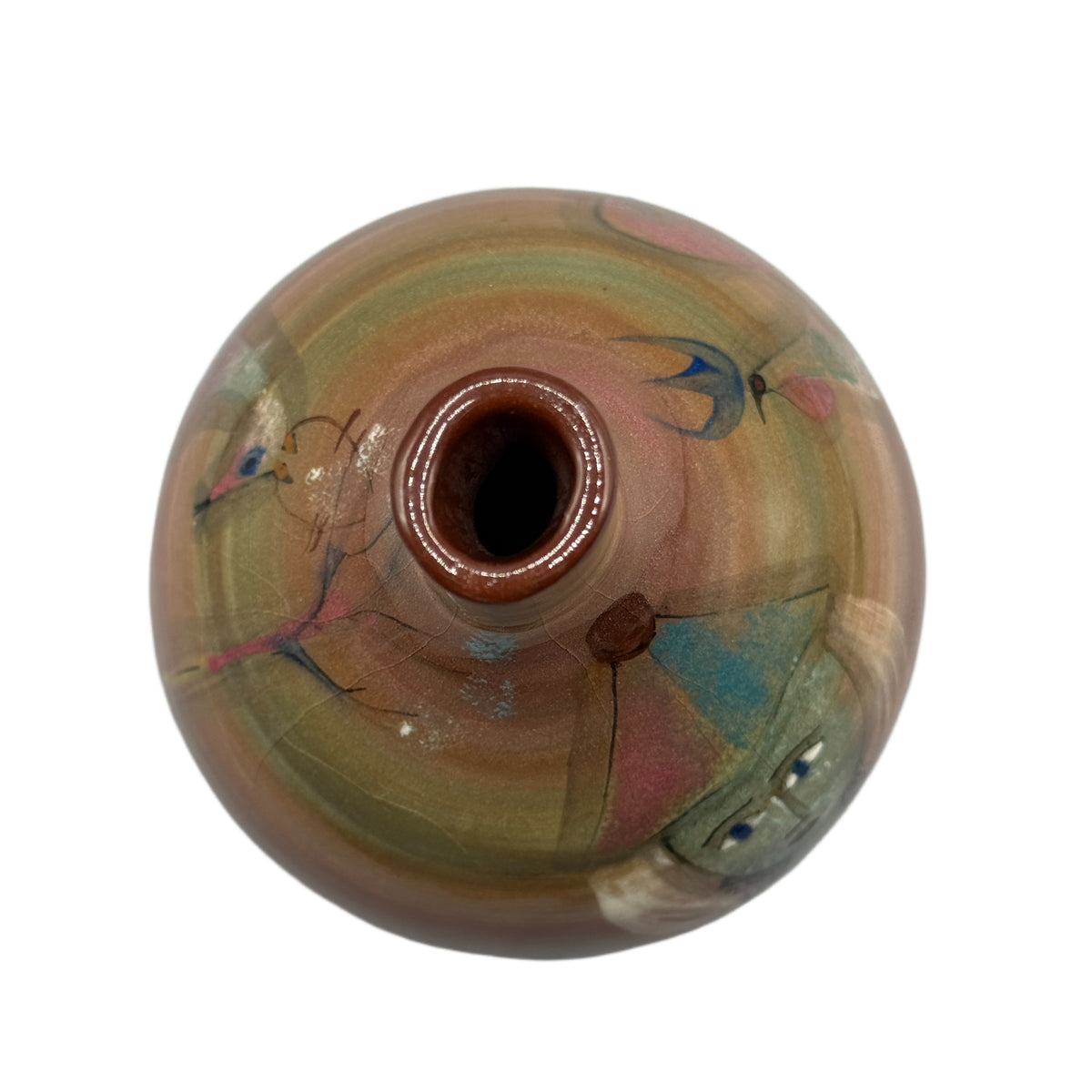 Vintage Polia Pillin Signed Mid-century Modern California Studio Pottery Vase