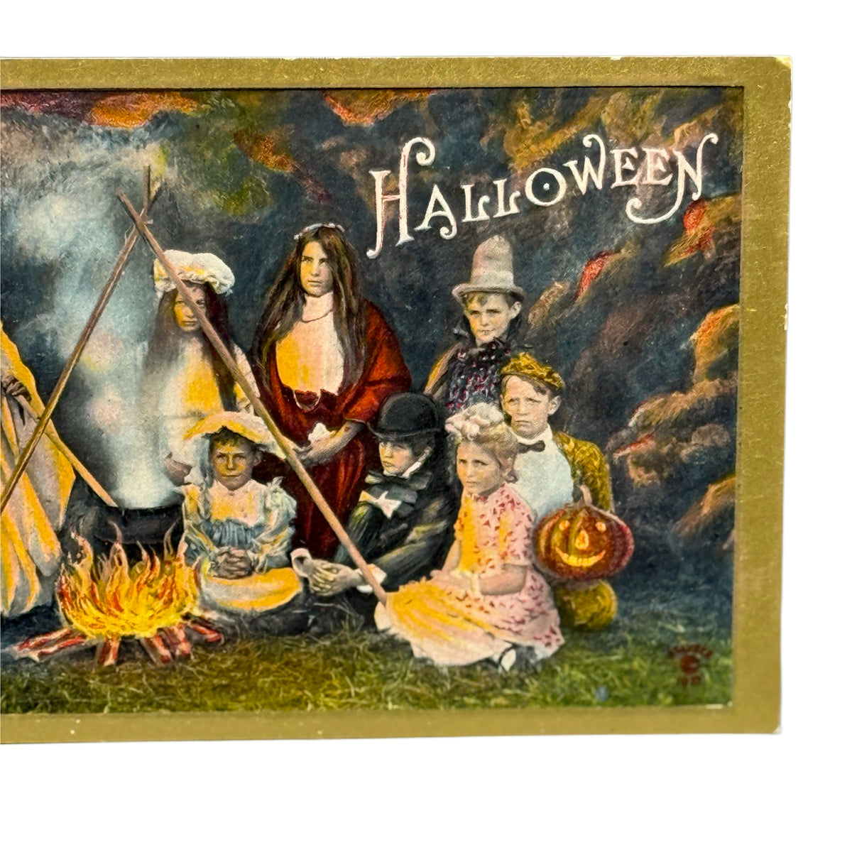 Antique Sanders Halloween Post Card Circa 1912 #581