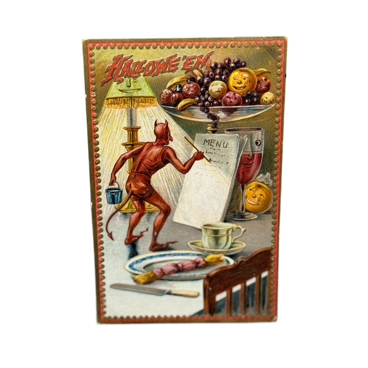 Antique Tucks Halloween Postcard Circa 1913