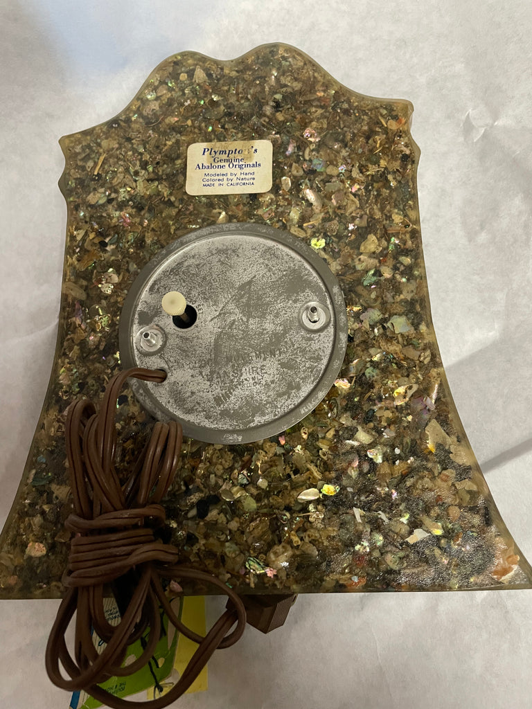 Vintage Lanshire Abalone Clock (As Is)